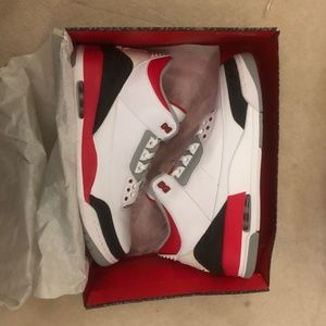 NIKE Air Jordan 3 Retro 136064 120 'Fire Red' 2013